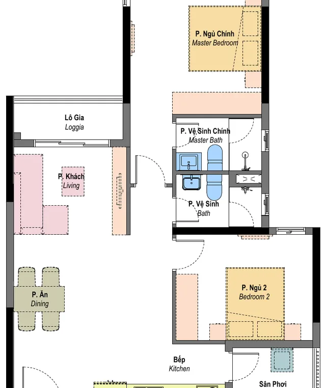 Layout mẫu B3a Habitat Bình Dương