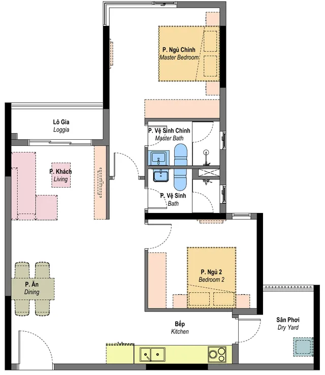 Layout mẫu B5 Habitat Bình Dương