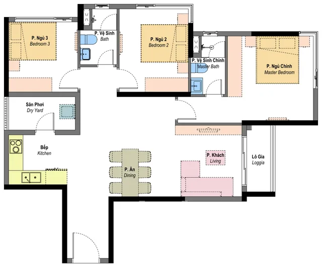 Layout mẫu C5 Habitat Bình Dương