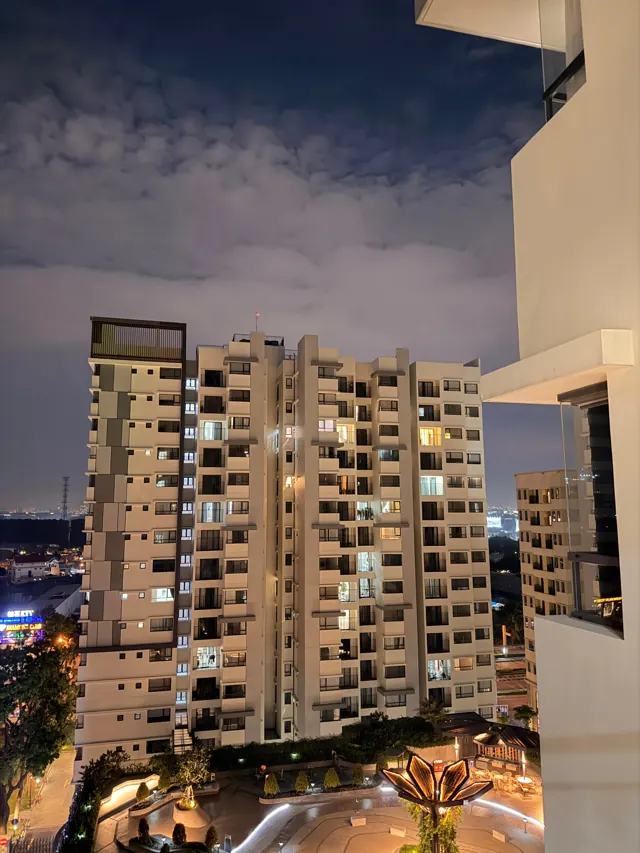 Sân vườn nhìn từ ban công, Habitat Bình Dương