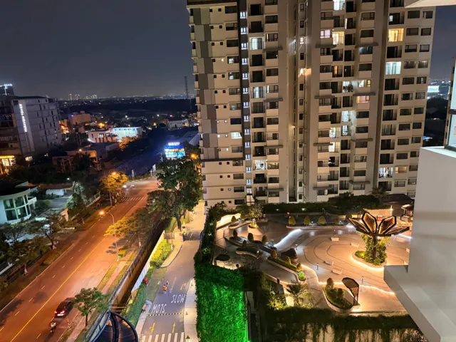 Khuôn viên và đường nội khu nhìn từ trên cao, Habitat Bình Dương