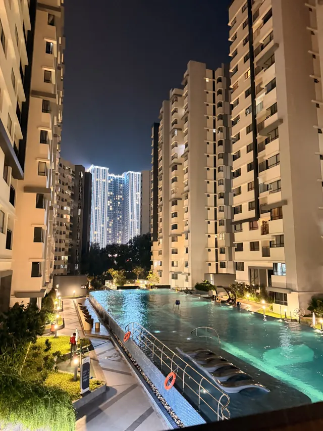 Hồ bơi và các block lên đèn, Habitat Bình Dương